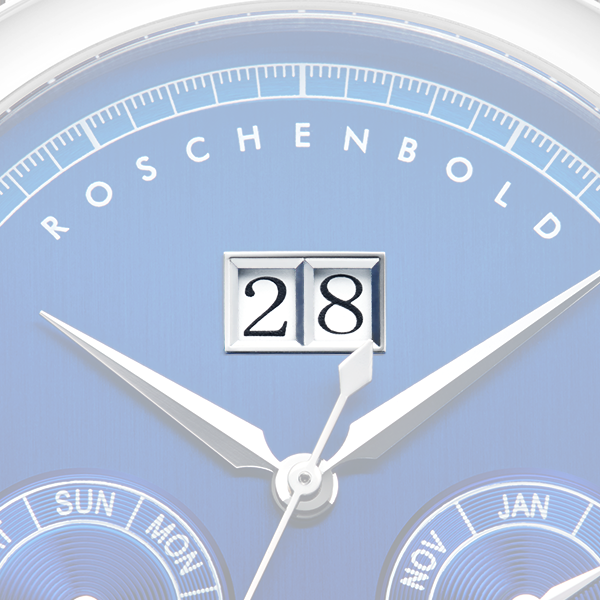 Automatic watches with big date Roschenbold ROSCHENBOLD